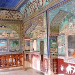 Chitrashala paintings all over the walls at Ummed Palace, Bundi
