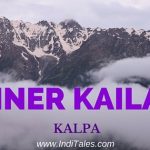 Kinner Kailash range of Himalayas as seen from Kalpa