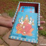 Painted wooden boxes at Sawantwadi Palace