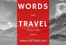 Travel words IndiTales