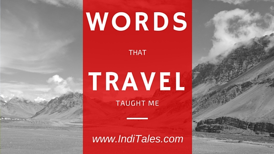 Travel words IndiTales