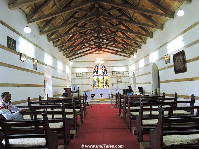 Interiors of St Mary's Church, Kotgarh