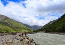 River Baspa at Chitkul, Sangla Valley, Himachal