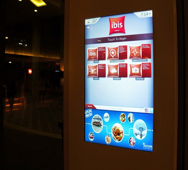 Help screen at Ibis Singapore on Bencoolen