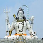 Towering statue of Lord Shiva at Chardham, Namchi, Sikkim