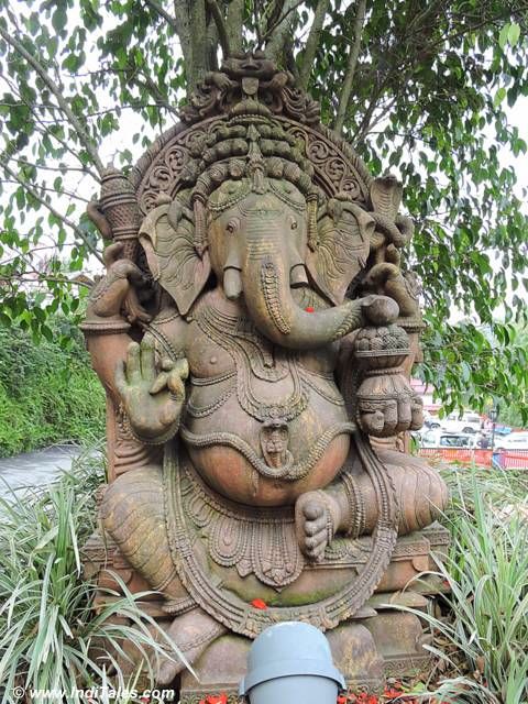 Ganesh statue in stone