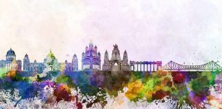 Calcutta in watercolors