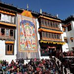Unveiling of Tangkha at Spitul Monastery, Ladakh