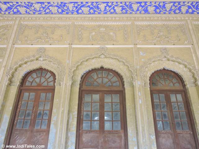 Ornate doors of Bahu Begum ka Maqbara at Faizabad