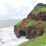 Water cave at the bottom of Ratnadurg Fort
