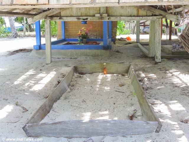 Graveyard at the village - Raja Ampat