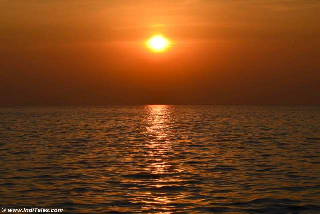 Sunrise at Sewri, Mumbai