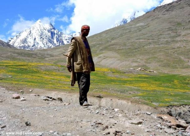 A Shepherd at Kunzum Pass