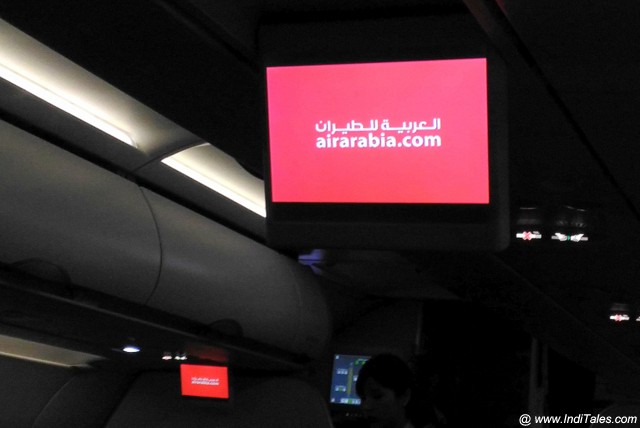 In-flight signage