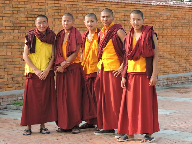 Young monks