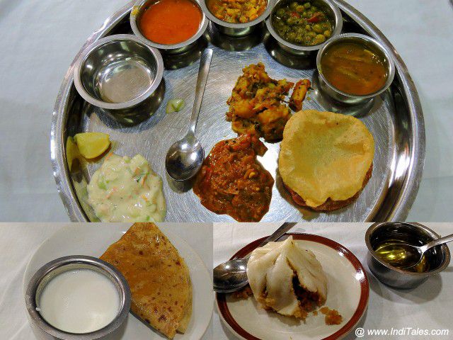 Thali, Pooran Poli & Modak at Shreyas, Pune 