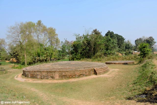 Stupas of Buddha's parents - King Suddhodhan and Queen Maya Devi at Tilaurakot