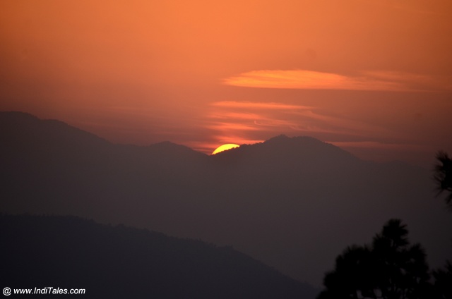 Sunset Closeup view