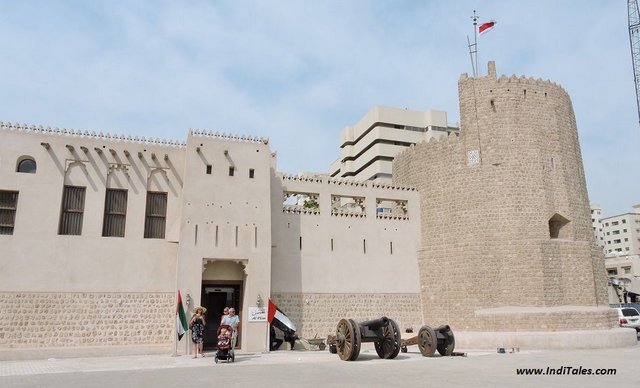 Landscape view of Al Hisn Fort Museum