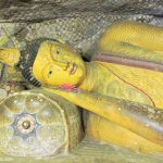 Buddha in Mahaparinirvana State at Dambulla Cave Temple, Sri Lanka