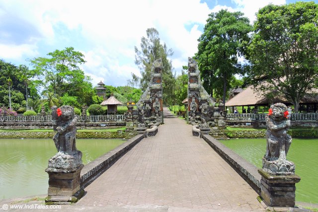 Entrance of Pura Taman Ayun - The royal temple of Bali 