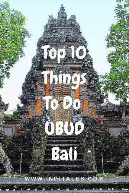 Top 10 Things To Do in Ubud Bali