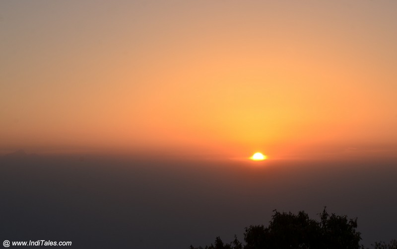 Binsar, Kumaon Sunrise over the Himalayas