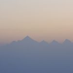 Himalayan peaks landscape at Sunrise time