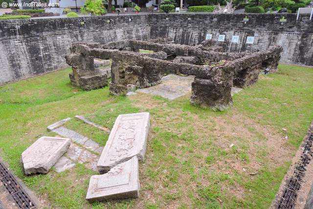 Remains of the original Kowloon walled city