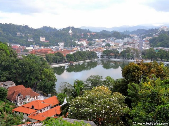 View of Kandy City from Arthur's Seat