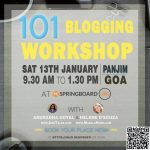 101 Blogging Workshop - Panjim, Goa