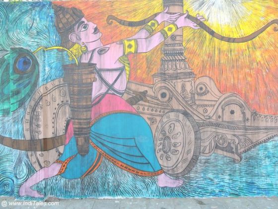 Arjuna - Street Art Kuruskshetra