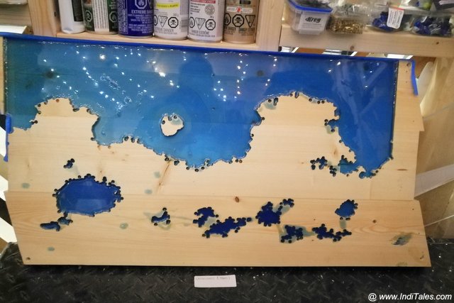 Oceans and Rivers on Wood - Eastside Culture Crawl