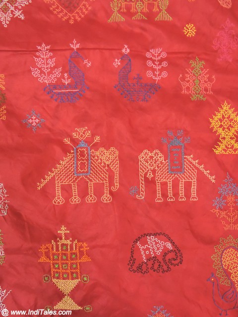 Kasuti Sari from Dharwad