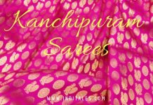 Kanchipuram Sarees in Pink & Gold