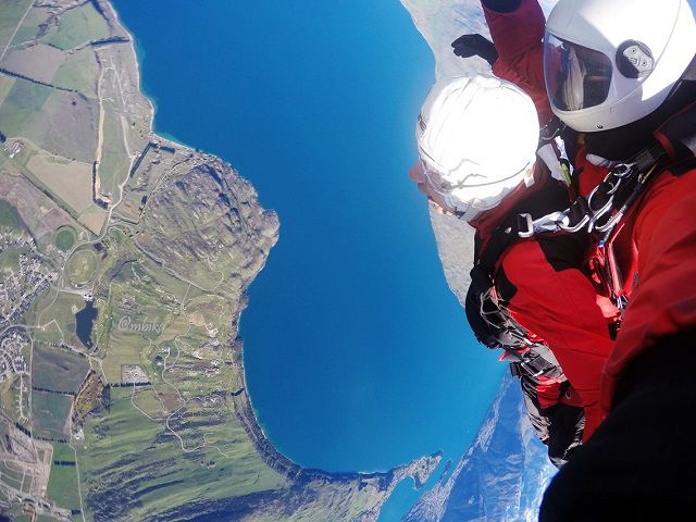 Sky Diving in New Zealand South Island