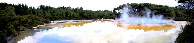 Wai-o-Tapu the largest geothermal nature park