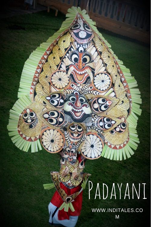 Elaborate Padayani Mask of Bhadrakali 