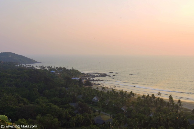 Landscape view of Vagator Beach