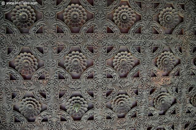 Kuthiramalika Palace intricately carved wooden ceiling - Trivandrum Tourist Attractions