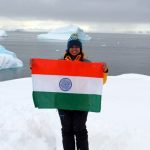 Prathyasha Parakala in Antarctica