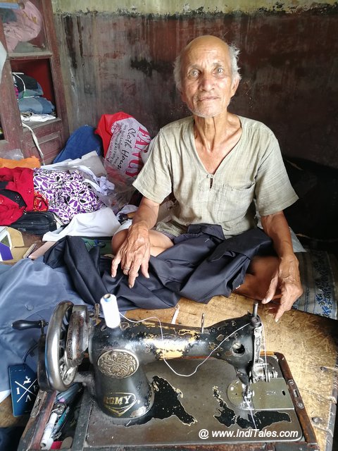 An old tailor in Kankhal 