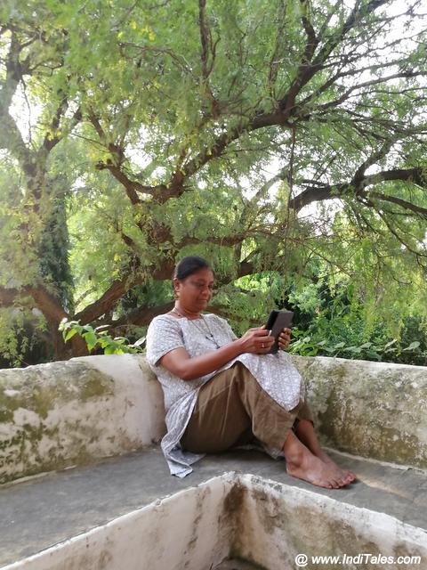 Reading under the Neem Tree