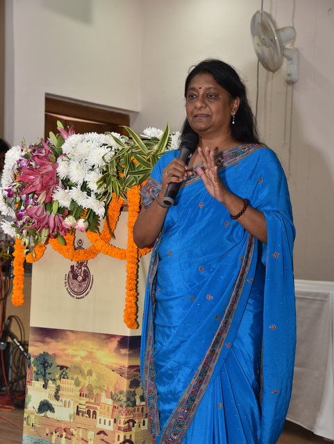 Anuradha Goyal co-curating Indica Yatra conference at BHU, Varanasi