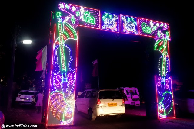 Colorful Decorations at Mandu Festival