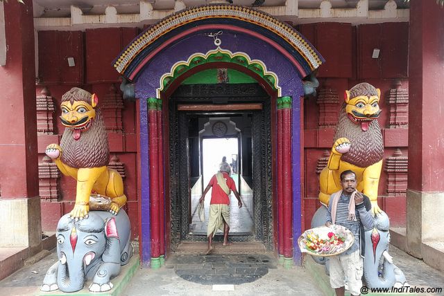 Colorful entrance of Biraja Devi Shaktipeeth