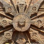 Details of the wheels of Konark