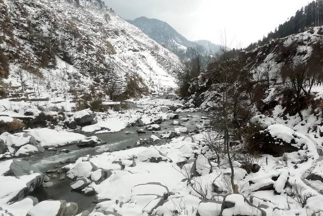 Uhl river landscape view