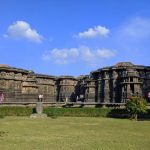 Landscape view of Hoysaleshwar Temple, Halebeedu