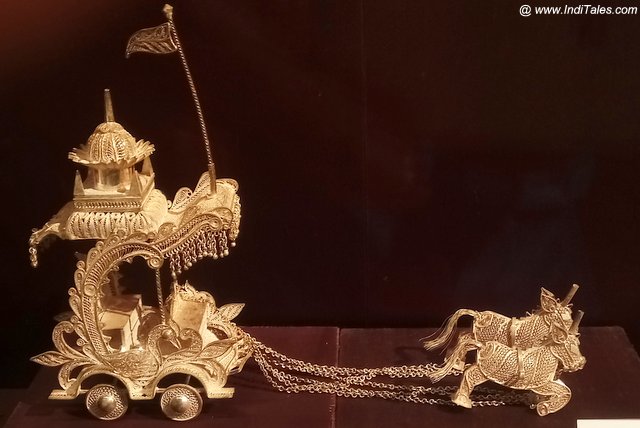 Filigree work Horse Chariot at Kala Bhoomi Odisha Crafts Museum